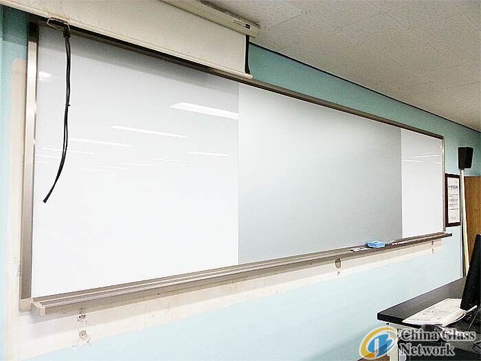 Clear Acid Etched Coated writing board glass